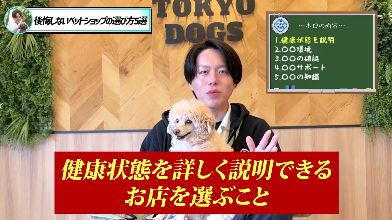 子犬の健康状態を具体的に確認する